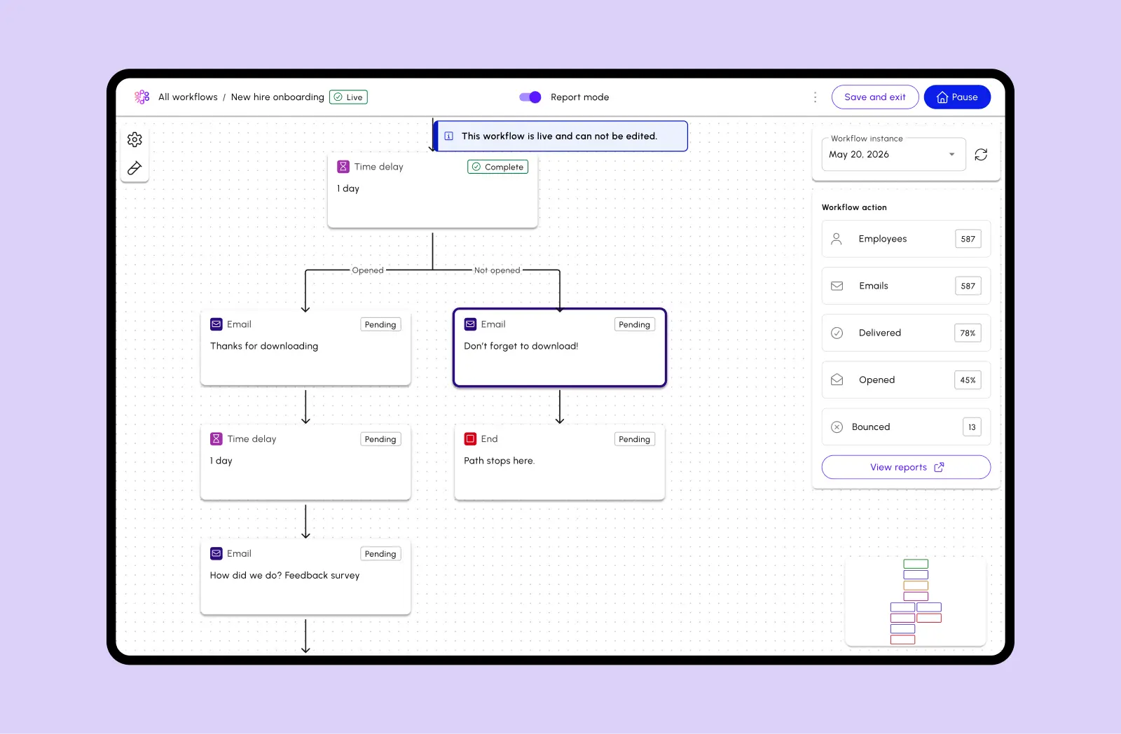 Figma board for the Workflows case study showing workflow screens and automation concepts.